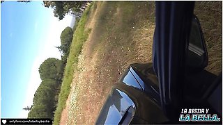 Tetas Grandes In Outdoor Sex In The Car A Rich Anal Creampie!!!