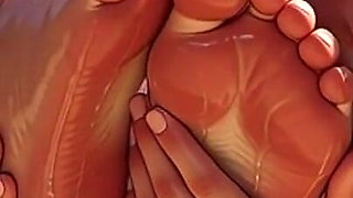 Sweaty Feet Domination - Skinny Man Licking Obese Womans Feet