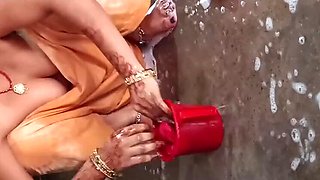 Hot Indian Village Bhabhi Pissing in Bathroom - Lalita Singh HD