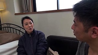 Milf rubs her clit during doggystyle hardcore sex