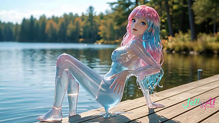 Sweet Cotton Candy Jelly, Soft drips, and breathless tease.