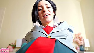 Momo Yaoyorozus Femdom Pregnancy in My Hero Academia Cosplay