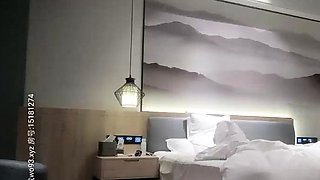 Pink labia close up of naive brunette