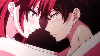 Soft Love inside the bed in a world of fantasy