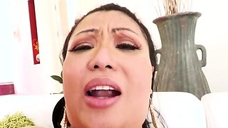 Curvy MILF Krystal Daviss First DP Ends With A Messy Facial