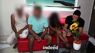 Local Venezuelans Get Involved In A Gang Bang With A Random