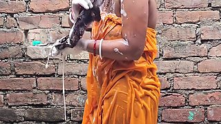 Sneaky Moments Spent In The Bathroom In The Light Rain Of The Morning