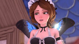 Foxie2k's animated fairy gives my dick a magical blessing