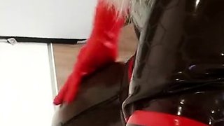 slut his tall blonde fetish flashing ass on live webcam