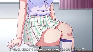 Confession... 02 - Hentai (Russian subtitles) - Blowjob, Public, School, Big Boobs, Creampie