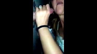 Masked wife enjoys cum in the gloryhole booth