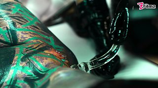 Latex lesbian fun with Anuskatzz, Miss Flora, and Lisa