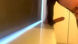 I catching my step son with a salami