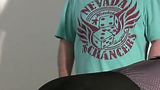 Spanked and Caned by Strict Miss Wood