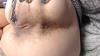 Very Close up Wet Sloppy Anal Fingering