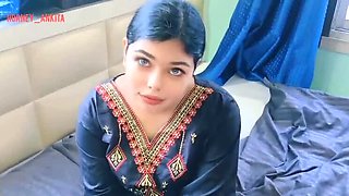 Desi Stepsister Ankita Gets Tight Pussy Fucked Hard by BBC Stepbrother - Hindi Sex Moaning