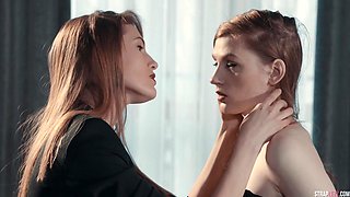 Long-legged Lesbians Foot Fetish Video