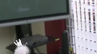 Pixie Brunette Came to the Job Interview and Got Wildly Fucked and Covered in Sperm