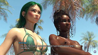 Hot Threesome with My Step Sister and Her Friend - 3D Hentai Game - Crush