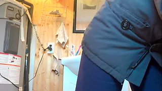 Petite Hana Cute Asian Teen Pissing Pussy View From Behind