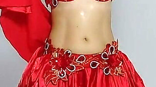 Veiled Oriental Beauty Strips to Naked Belly Dance & Ass Shaking