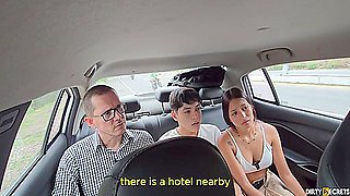 I Share A Bed With My Stepsister And Her Stepdad, And We Fuck Behind His Back In The Same Bed