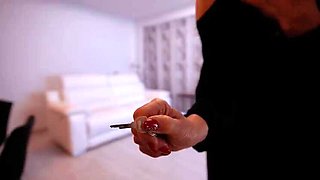 My Hubby Locked in Chastity Cage Goes Wild - Kmarcouple Dirty Talk Femdom Cuckold