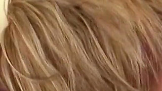 Blonde curvy Milf Sara with fat tits fucked by black big cock