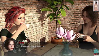 Curvy big boob teen mom gets playful in 3D animation