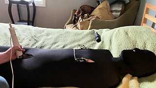 Blonde amateur MILF pov toys fingering shaved cunt