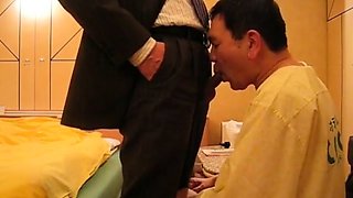 Sucking My Asian Daddy's Small Cock