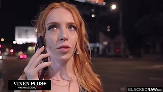 Tiny Redhead Madi Collins First BBC Gangbang - Airtight DP & Gagging