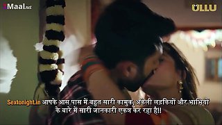 Hot MILF in black bra erotic scene