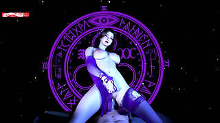 3D Angel with Demonic Curves - 3D Animation Hentai