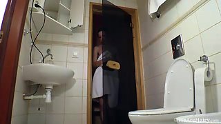 Sauna and shower fun with sexy Ryisya - WeAreHairy