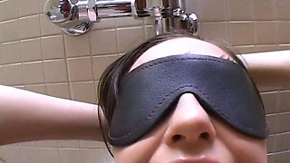 Brunette teen swallowing cum in POV blowjob