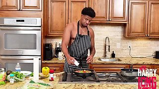 Asian MILF Kellie Shin Feeding & Fucking BBC in Kitchen - Cum in Mouth Blowjob
