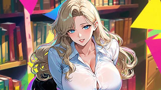 Hot MILF Gets Fucked by Obsessed Student in Library - Uncensored Ai Hentai - Cock Hero