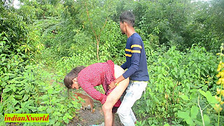 Dating Sex in Jungle with New Girlfriend! Indian Outdoor Sex