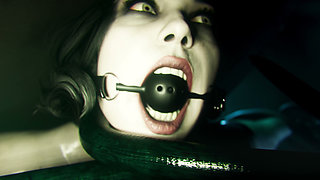 Lady Dimitrescu Loves BDSM Anal Sex Machine - Makes Her Cum - 3D Animation Resident Evil