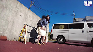 Skirt Side Tease Where Slick Grazing Turns to Instant Climax the Moment She Sinks in - 1