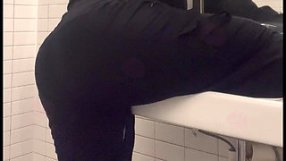 These Bathrooms Are Out of Order but Im Horny so I Locked Myself in!