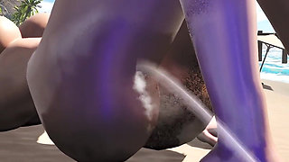 Giant Waifu Wash Simulator Gameplay Part 1 - First Cleaning Job for Vellory