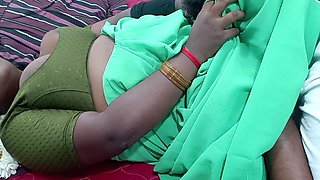 Green Saree House Wife Pussy Licking Orgasm