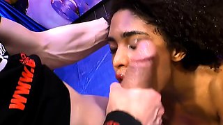Black Teen Pissed On And Fucked By White Guys