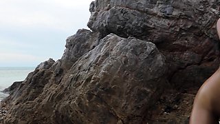 Sexy big tits Thai teen solo striptease