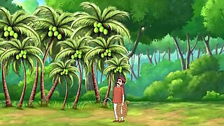 Hot Hindi Cartoon Sex - Raju Coconut Paniwala & Poonam Fuck in Forest Part 2