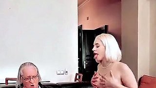 BananaStudio Jessie JDSY The slutty waiter seduces the old