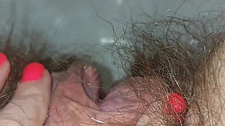 Pissing Woman in the Toilet