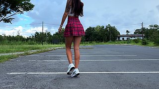Extreme Masturbation in a Park